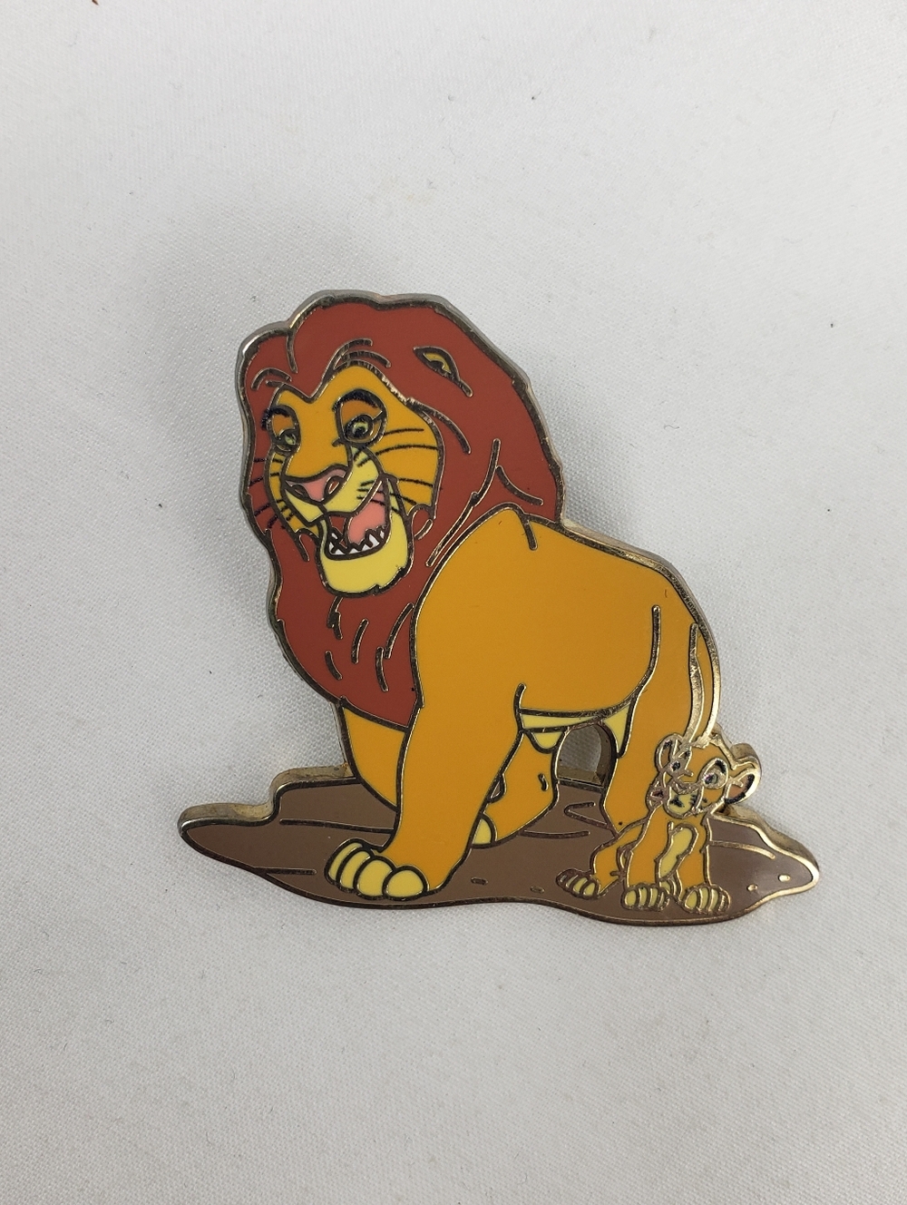 Disney The Lion King Mufasa and Simba Collector Trading Pin